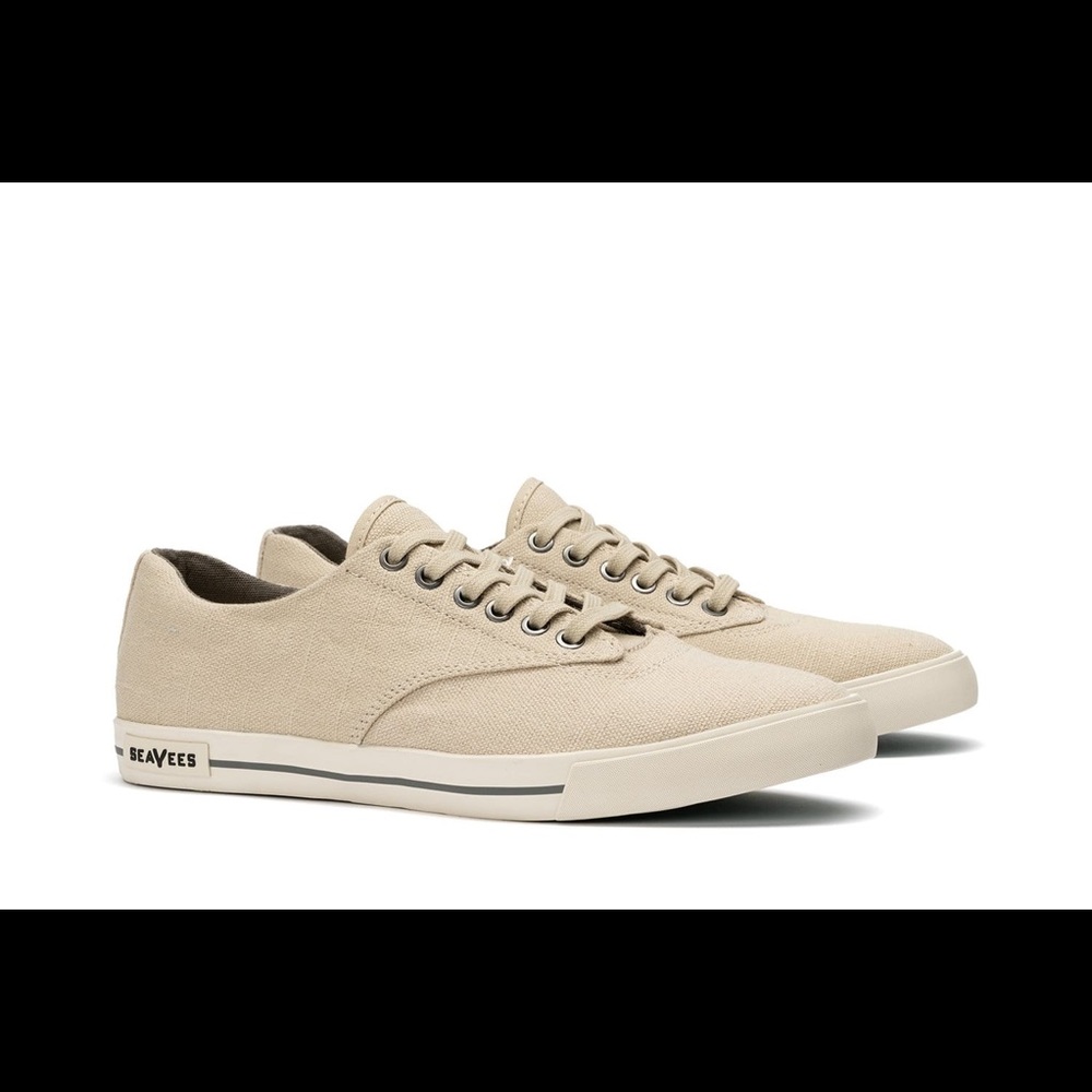 Pre-Owned Men’s SeaVees Shoes - Size 10 Hermosa Plimsoll | Natural Color